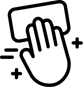 A black and white line icon of a shield with a checkmark inside it.