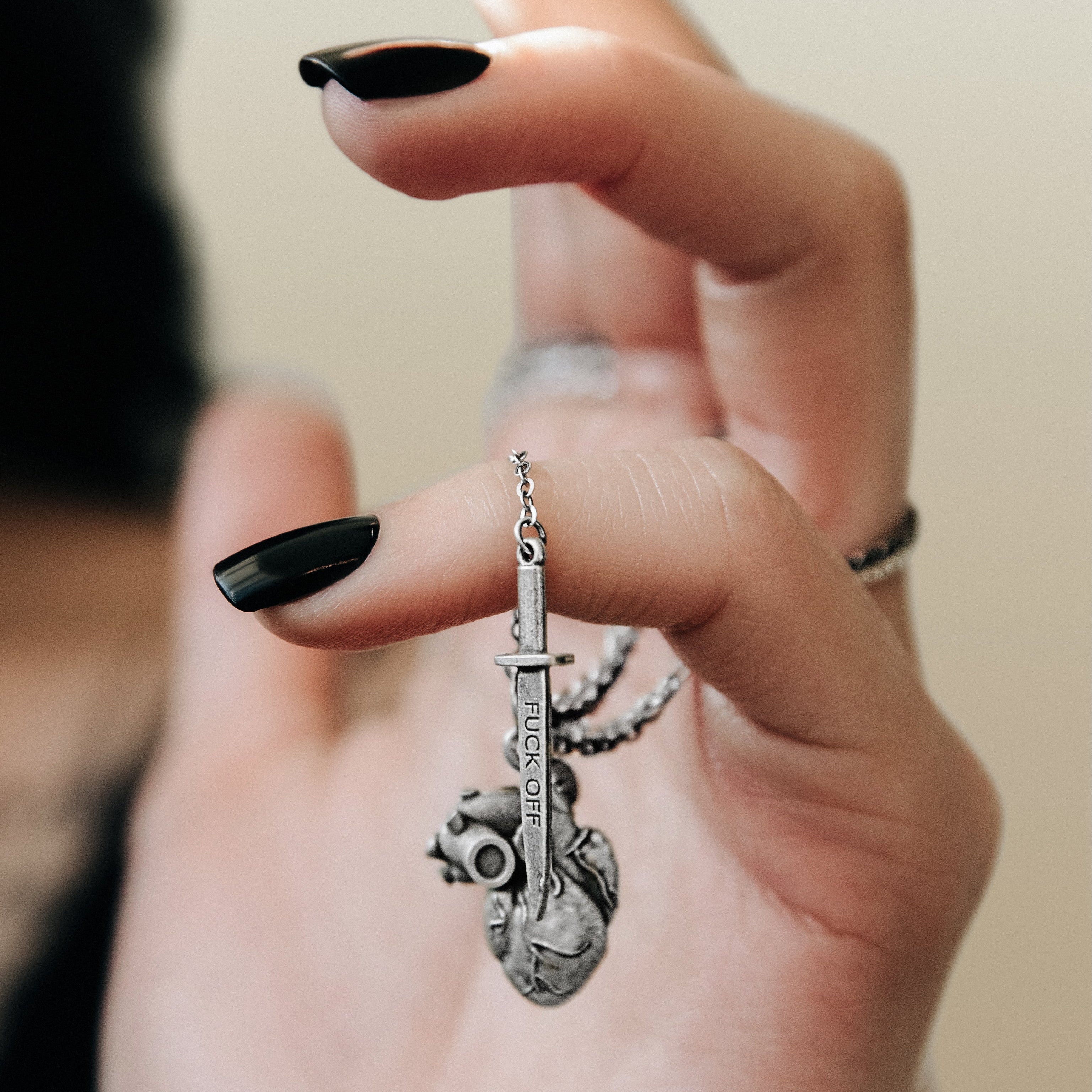 FVCK OFF DAGGER IN HEART