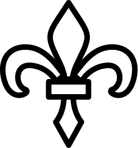 A black and white line icon of two sparkling gold bars stacked on top of each other.
