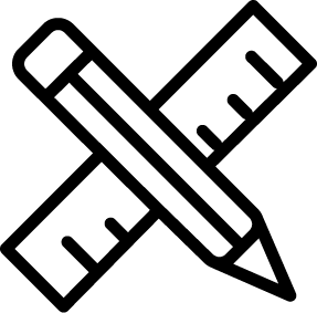 A black and white line icon of two sparkling gold bars stacked on top of each other.