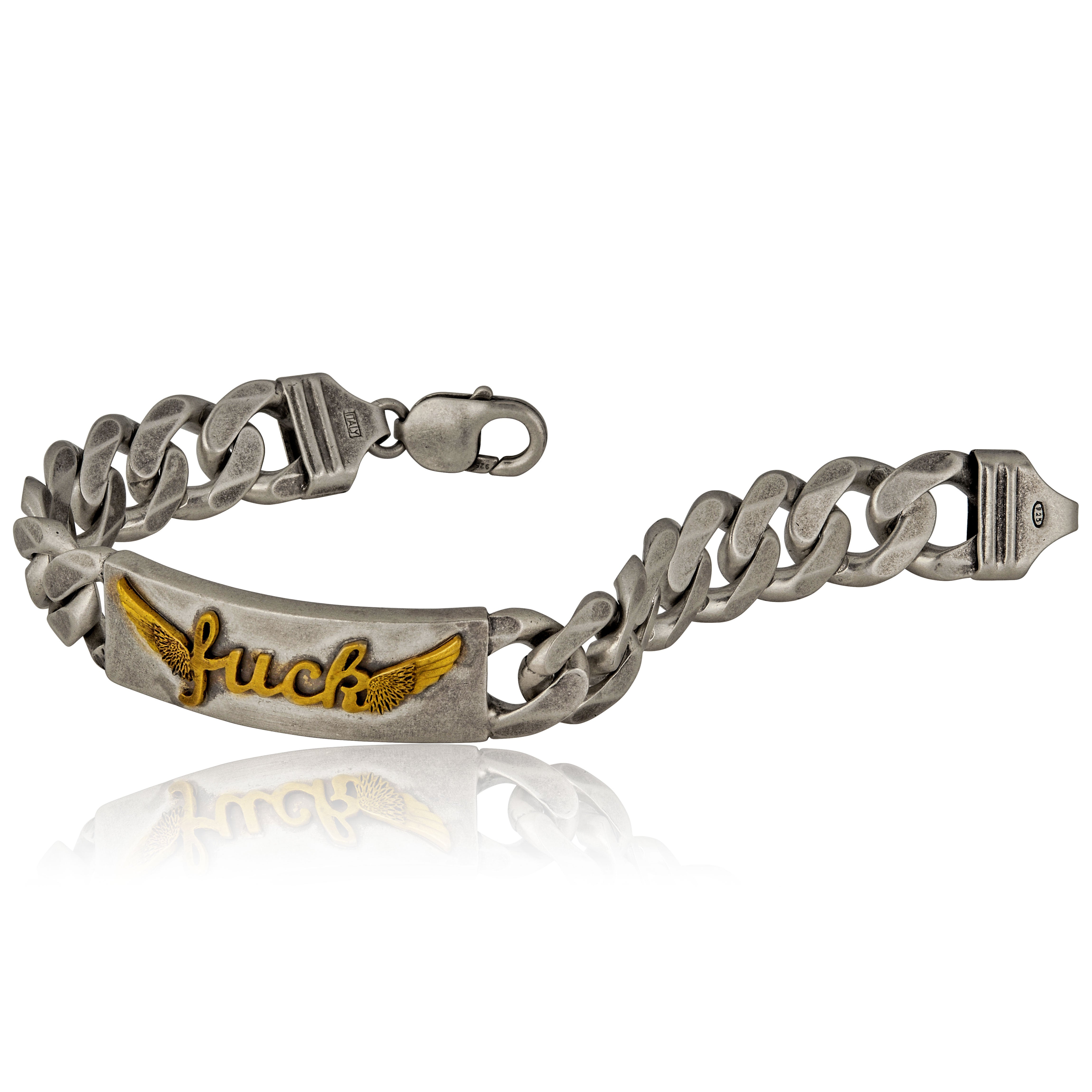 FLYING FVCK ID BRACELET